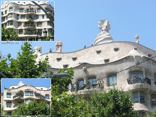 Casa Milà im Fotoalbum Antoni Gaudi