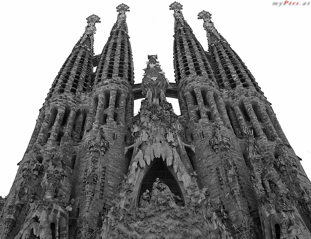 Sagrada Família Weihnachtsfassade im Fotoalbum Antoni Gaudi