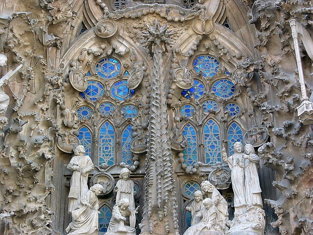 Sagrada Família Geburtsfassade im Fotoalbum Antoni Gaudi