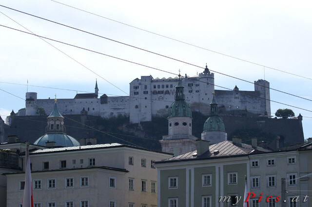 Festung Hohensalzburg Nahaufnahme im Fotoalbum Salzburg Stadt