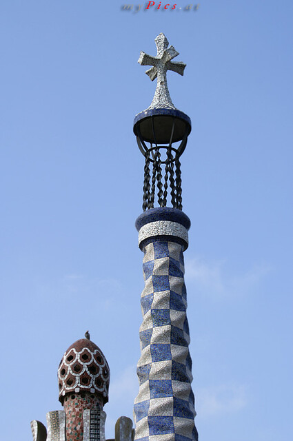 Park Güell Turmspitzen im Fotoalbum Antoni Gaudi