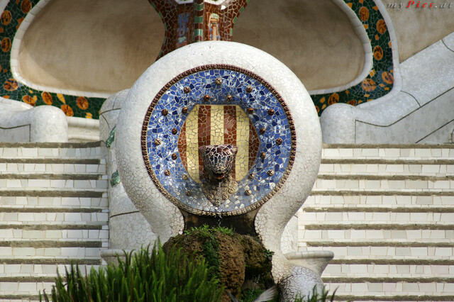Park Güell Wasserbrunnen im Fotoalbum Antoni Gaudi