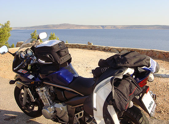 Beginn der Kroatien Motorradtour entlang der Küste