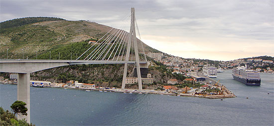 Franjo Tudman Brücke vor Dubrovnik