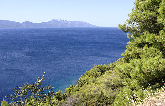 Makarska Riviera und das Meer im Sonnenschein
