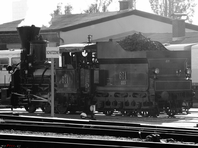 Dampflok GKB 671 im Fotoalbum Eisenbahn Fotos