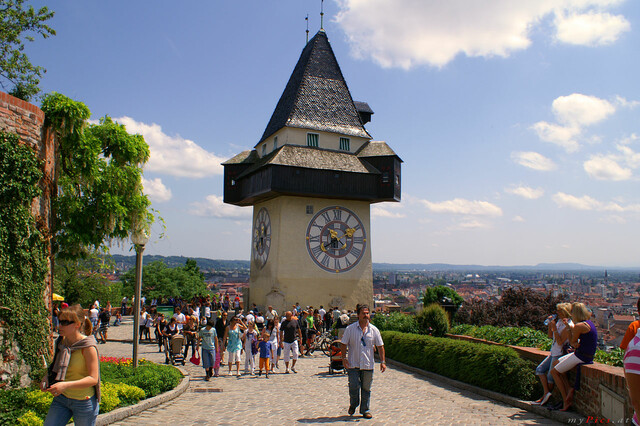 Schlossberg Uhrturm im Fotoalbum Grazer Schloßberg Fotos
