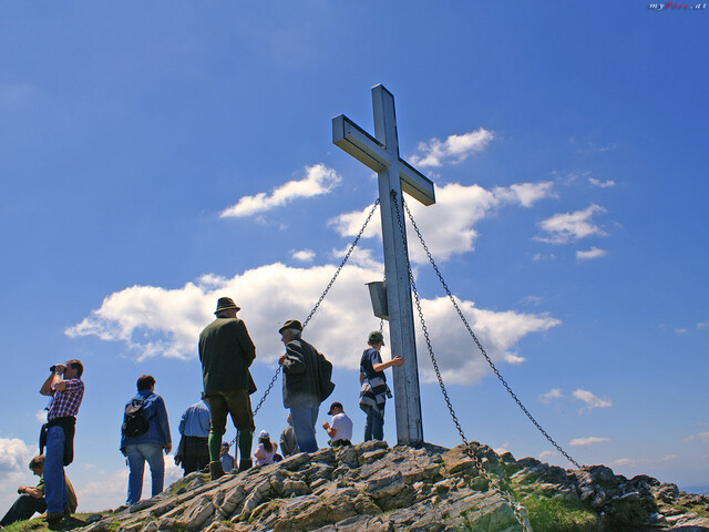 Plankogel Gipfelkreuz im Fotoalbum Teichalm - Sommeralm Fotos