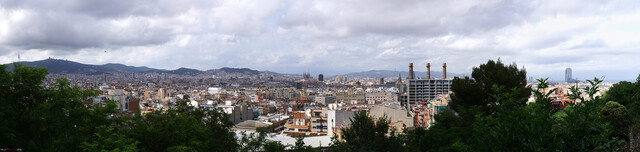 Barcelona Panorama vom Montjuic im Fotoalbum Barcelona Fotos