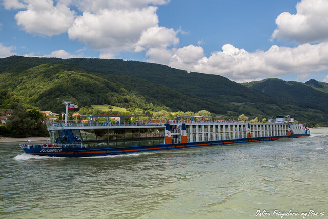 MS Flamenco auf der Donau in der Wachau im Fotoalbum Schiffe, Yachten und Boote Fotos