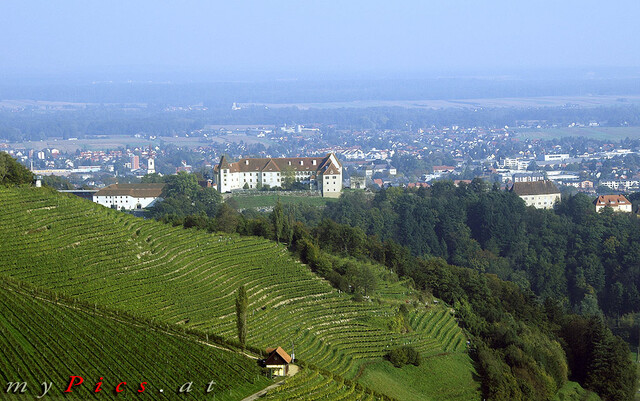 Schloss Seggau im Fotoalbum Flug über die steirische Weinebene Fotos