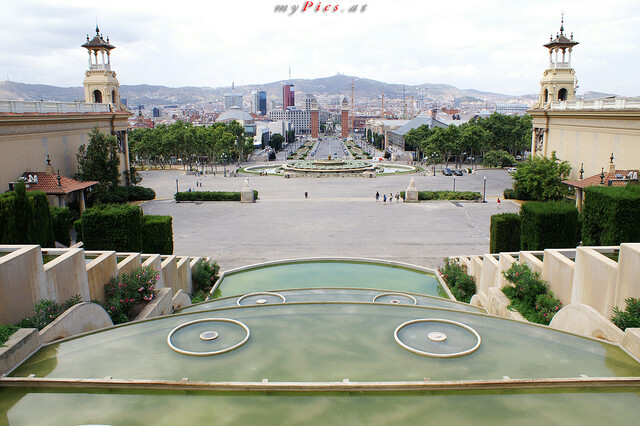 Aussicht auf Barcelona im Fotoalbum Nationalmuseum